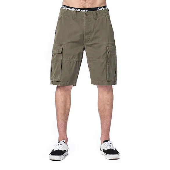 Kraťasy Horsefeathers Baxter Shorts olive 2025 - 1