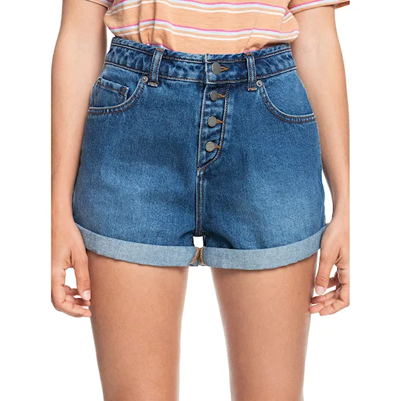 Kraťasy Roxy Authentic Summer High vintage medium blue 2022 - 1
