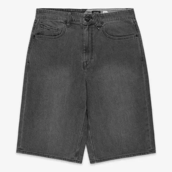 Kraťasy Volcom Chillow Denim Short 24 black grey 2026 - 4