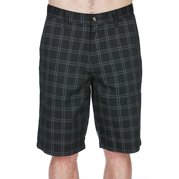 Zimní kraťasy Volcom Frickin Plaid black 2012 - 1