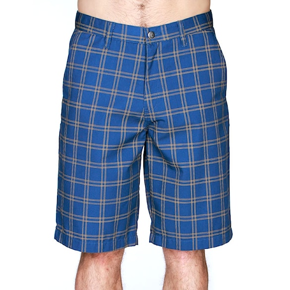 Zimní kraťasy Volcom Frickin Plaid blue moon 2012 - 1