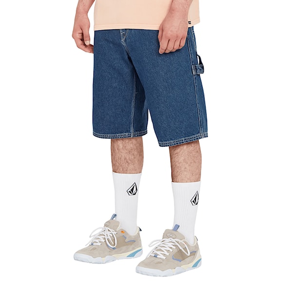 Kraťasy Volcom Labored Denim Utility Short indigo ridge wash 2025 - 1