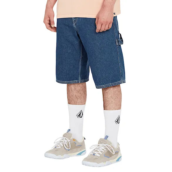 Kraťasy Volcom Labored Denim Utility Short indigo ridge wash 2025 - 1