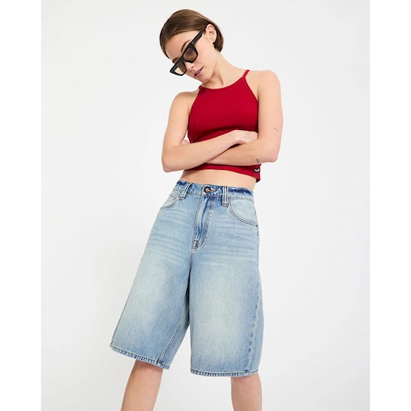 Shorts Volcom Wms Beeggy Denim Shorts dusty blue wash 2026 - 11