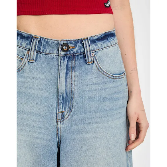 Szorty Volcom Wms Beeggy Denim Shorts dusty blue wash 2026 - 6
