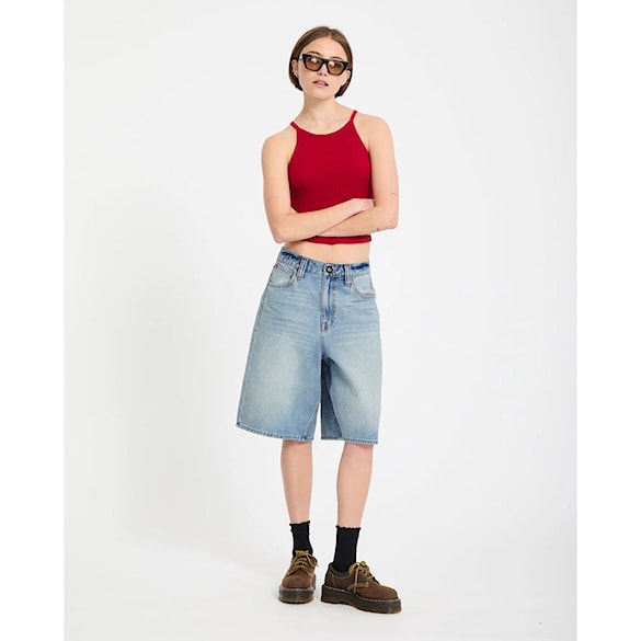 Shorts Volcom Wms Beeggy Denim Shorts dusty blue wash 2026 - 9