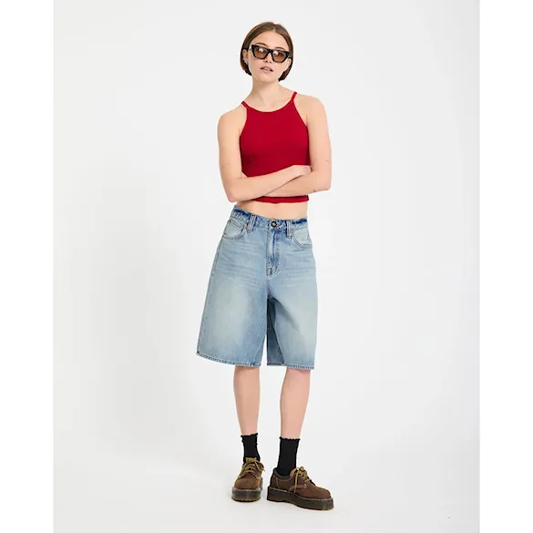 Szorty Volcom Wms Beeggy Denim Shorts dusty blue wash 2026 - 9