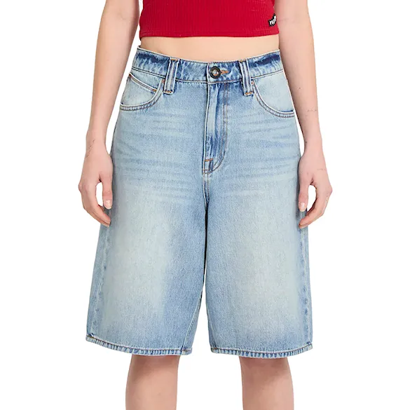 Szorty Volcom Wms Beeggy Denim Shorts dusty blue wash 2026 - 1