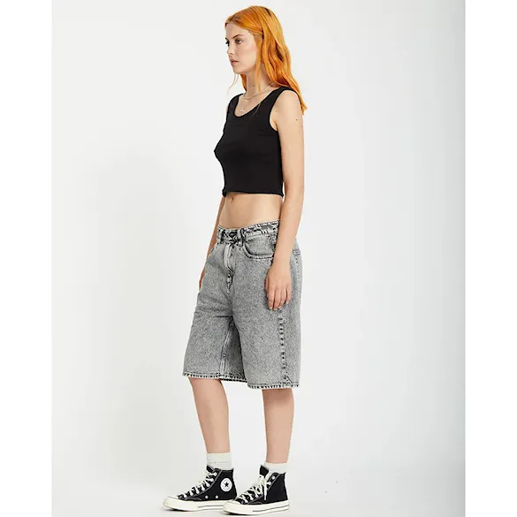 Kraťasy Volcom Wms Beeggy Denim Shorts grey vintage 2026 - 10