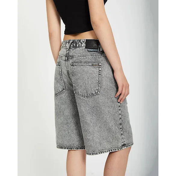 Kraťasy Volcom Wms Beeggy Denim Shorts grey vintage 2026 - 2