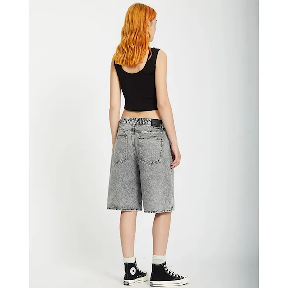 Kraťasy Volcom Wms Beeggy Denim Shorts grey vintage 2026 - 7
