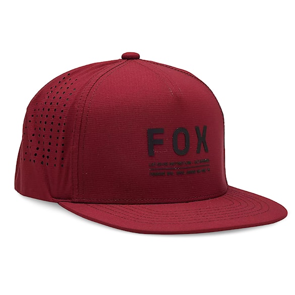 Czapka z daszkiem Fox Non Stop Tech Snapback rust 2025 - 1