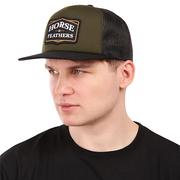 Cap Horsefeathers Tex olive night 2026 - 3