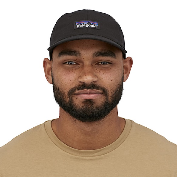 Šiltovka Patagonia P-6 Label Trad Cap black 2025 - 2