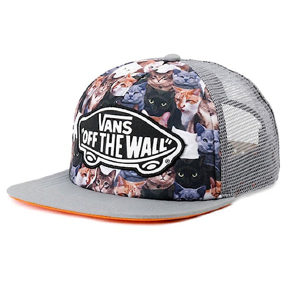 Kšiltovka Vans Vans X Aspca Beach Girl Trucker cats 2014 - 1