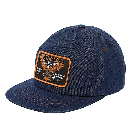 Czapka z daszkiem Volcom Hammered Workwear Hat dust bowl indigo 2026 - 1
