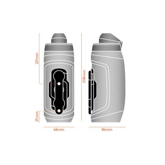 Bike bottle Fidlock Bottle Twist 590 Set blue - 3