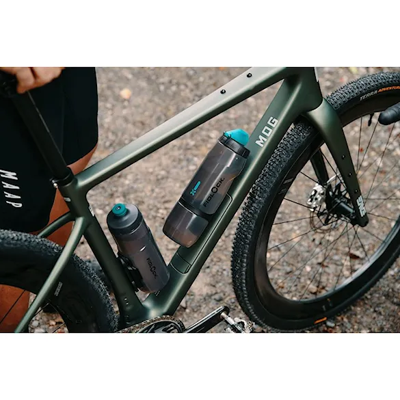 Fľaša na bicykel Fidlock Bottle Twist 800 Antibacterial Set dark - 2