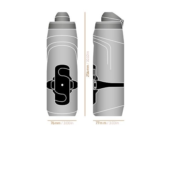 Láhev na kolo Fidlock Bottle Twist 800 Set + Bottle Base dark - 2