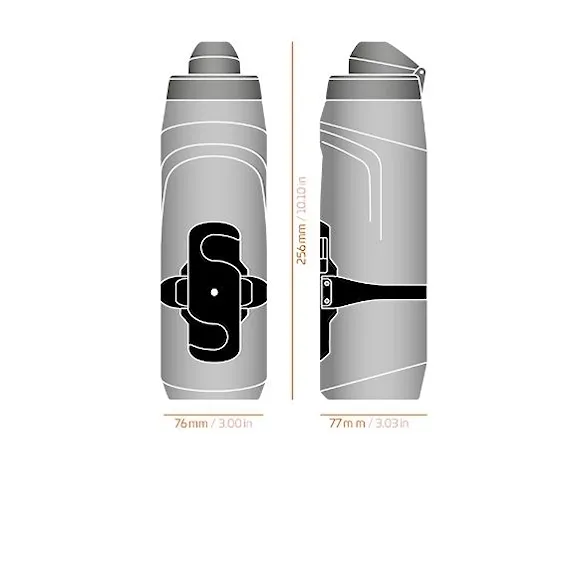 Bike bottle Fidlock Bottle Twist 800 Set + Bottle Base dark - 2