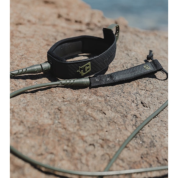 Surfboard Leash Creatures Pro 7 military black - 3