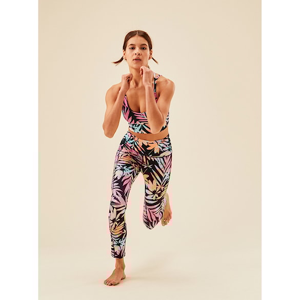 Fitness legíny Roxy Heart Into It Ankle Legging PT anthracite zebra jungle 2023 - 11