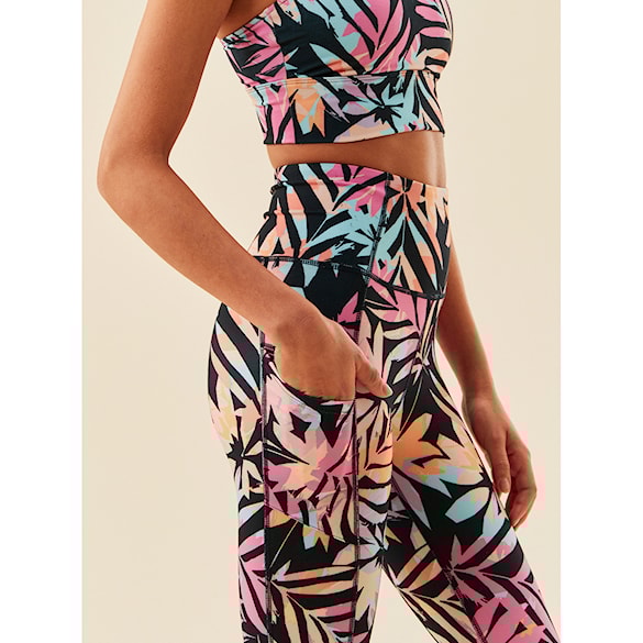 Fitness legíny Roxy Heart Into It Ankle Legging PT anthracite zebra jungle 2023 - 13