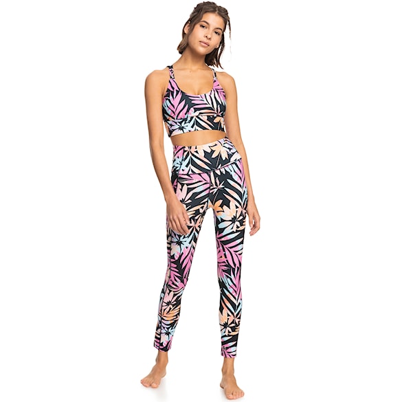 Fitness legíny Roxy Heart Into It Ankle Legging PT anthracite zebra jungle 2023 - 4