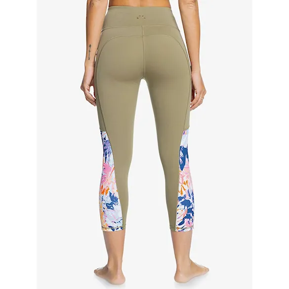 Fitness legíny Roxy Runway Circle Capri II covert green 2021 - 3