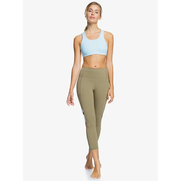 Fitness legíny Roxy Runway Circle Capri II covert green 2021 - 4
