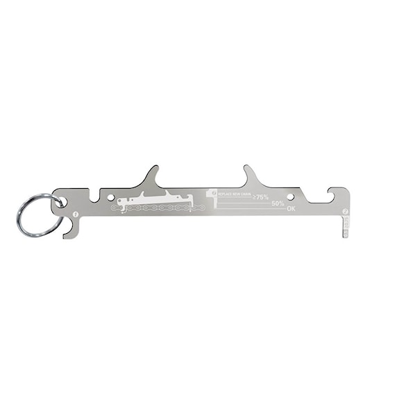 Měrka řetězu Lezyne Chain Gauge silver - 6