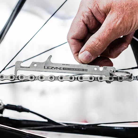 Měrka řetězu Lezyne Chain Gauge silver - 7