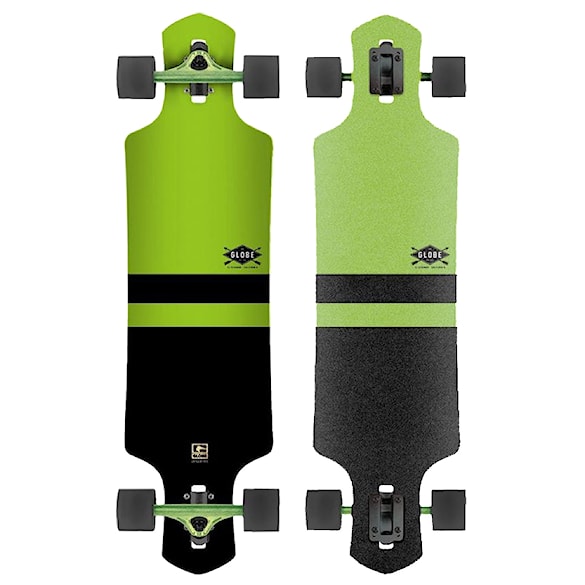 Longboard Globe Geminon fluoro green/black - 1
