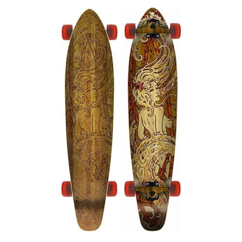 Longboard Globe Kaguya red - 1