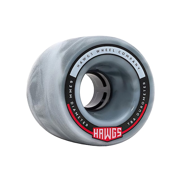 Longboard Wheels Hawgs Fatty Hawgs grey/white swirl - 1