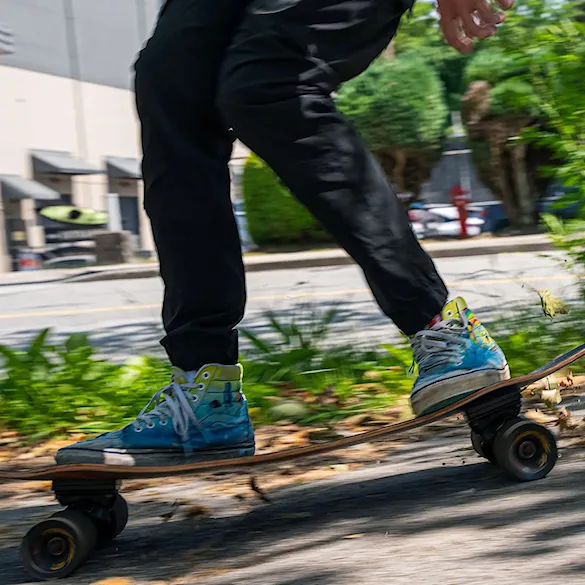 Longboard kolečka Hawgs Plow Kings Gt black glossy - 4