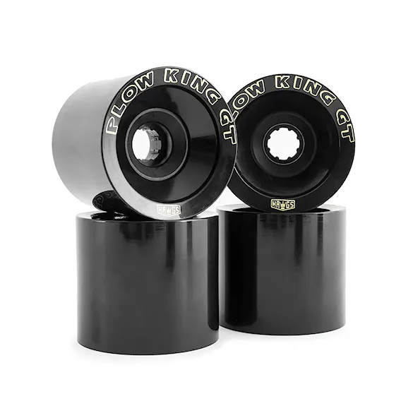 Longboard kolečka Hawgs Plow Kings Gt black glossy - 1