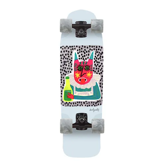 Longboard Landyachtz Dinghy Shape 9 Chartreuse 2026 - 4