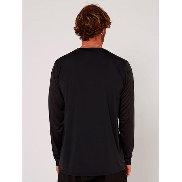 Lycra Follow Hybrid Tee L/S charcoal/black 2026 - 2
