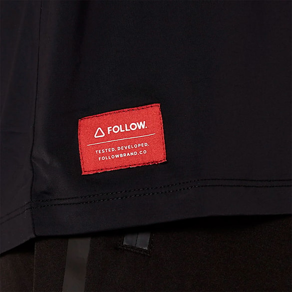 Lycra Follow Hybrid Tee L/S charcoal/black 2026 - 5