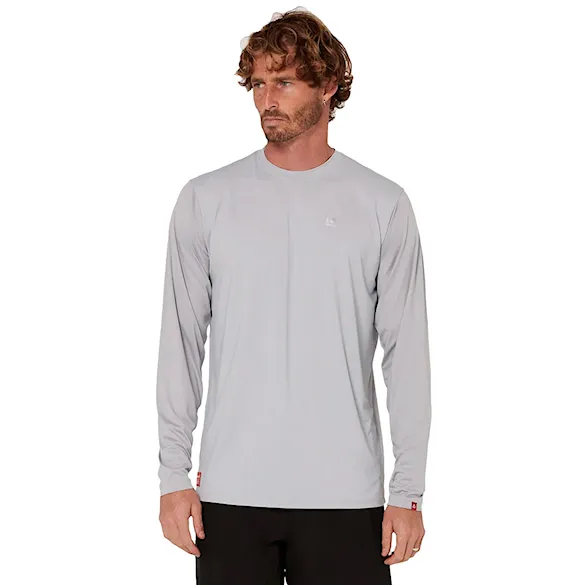 Lycra Follow Hybrid Tee L/S light grey 2026 - 1
