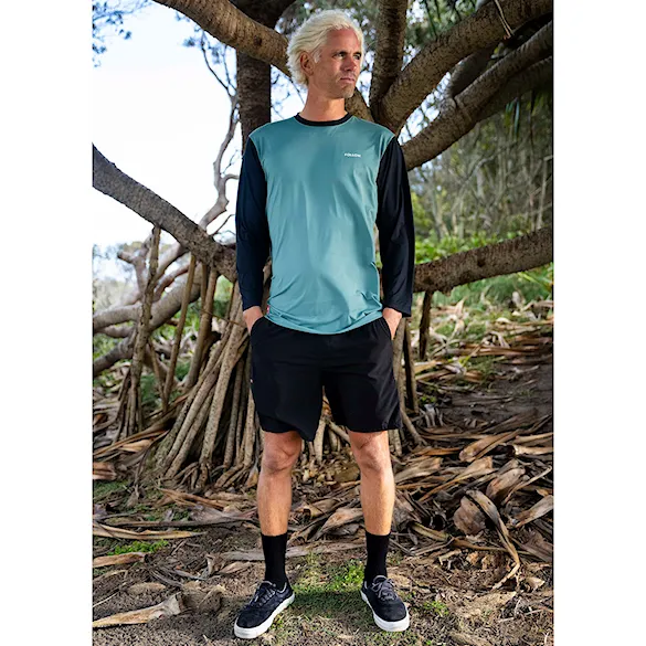 Lycra Follow Water Raglan 3/4 black/olive 2026 - 8