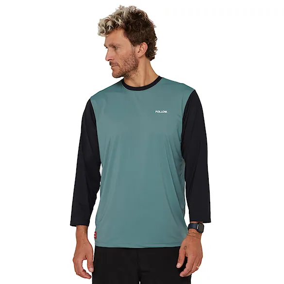 Lycra Follow Water Raglan 3/4 black/olive 2026 - 1