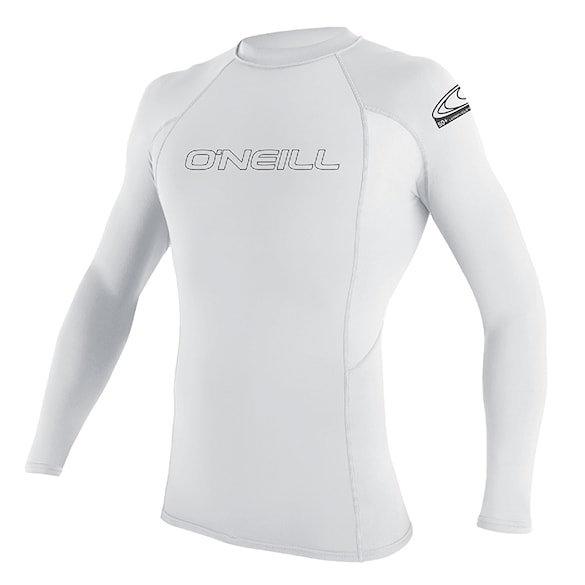 Lycra O'Neill Basic Skins L/S Rash Guard white 2026 - 1