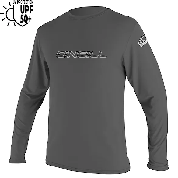 Lycra O'Neill Basic Skins L/S Sun Shirt graphite 2025 - 1