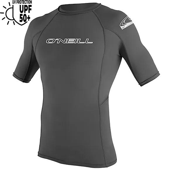 Lycra O'Neill Basic Skins S/S Rash Guard graphite 2025 - 1