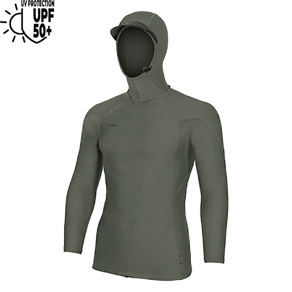 Lycra O'Neill Hyperfreak Skins L/S Rash Guard W/Hood chimera/chimera 2026 - 1