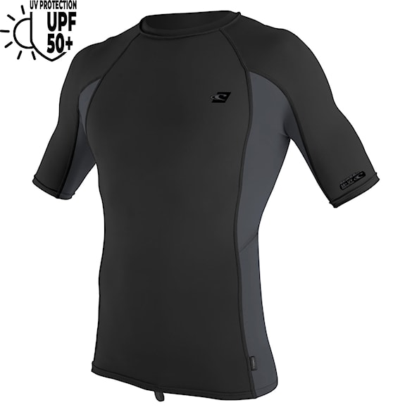 Lycra O'Neill Premium Skins S/S Rash Guard black/graphite/blackk 2025 - 1