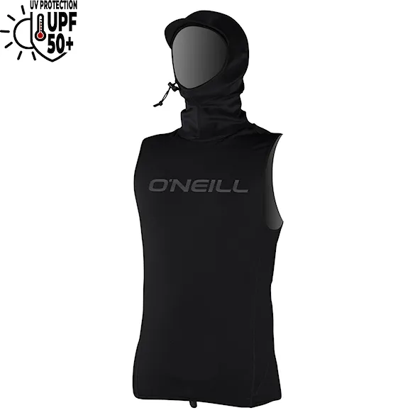 Lycra O'Neill Thermo-X Vest W/Neo Hood black - 1
