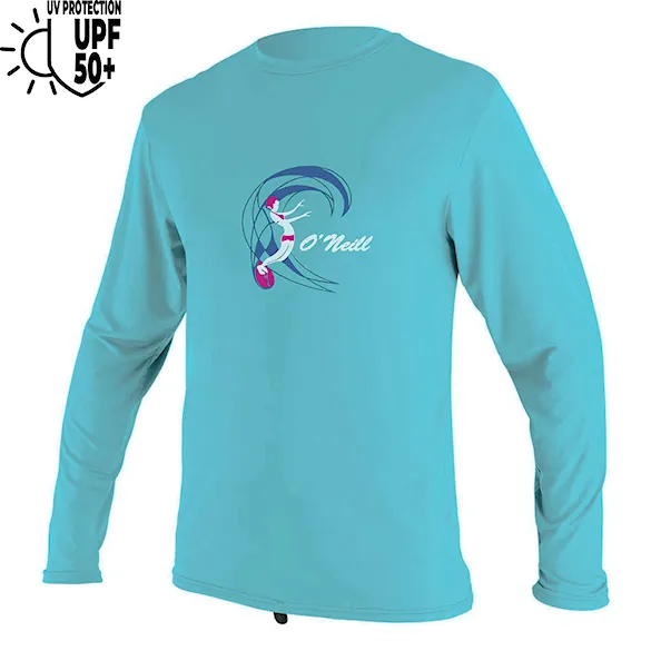 Lycra O'Neill Toddler O'zone L/S Sun Shirt Girl light aqua 2025 - 1